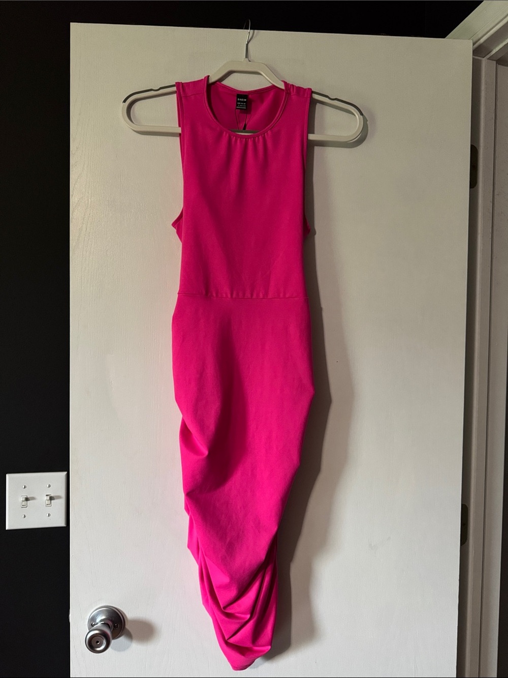 SHEIN Hot Pink Sleeveless Maxi Dress